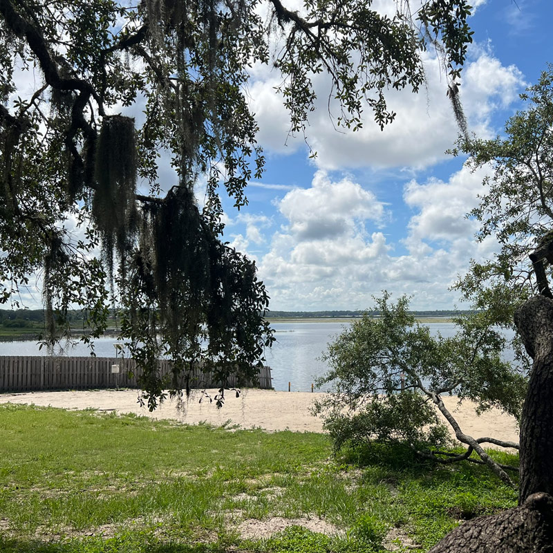 Lake Geneva viewed from Keystone Heights Beach in Clay County, Florida