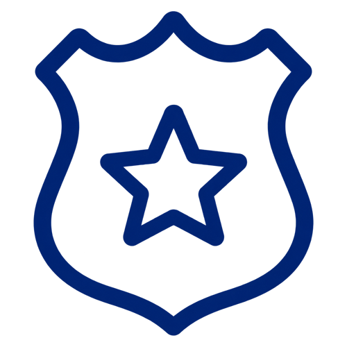 Badge representing professionalism