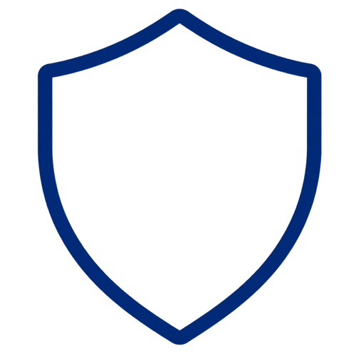 Protective shield icon