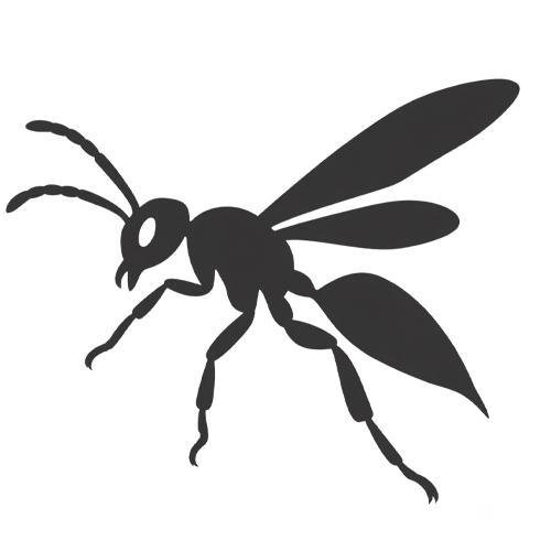 Wasp and stinging insect identification icon