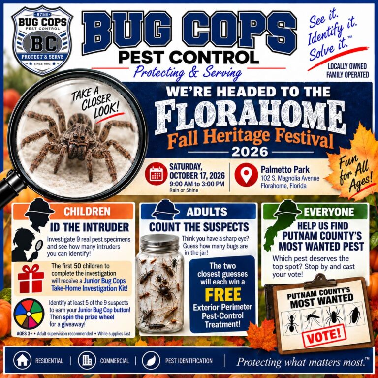 Bug Cops Is Heading to the Fall Festival!