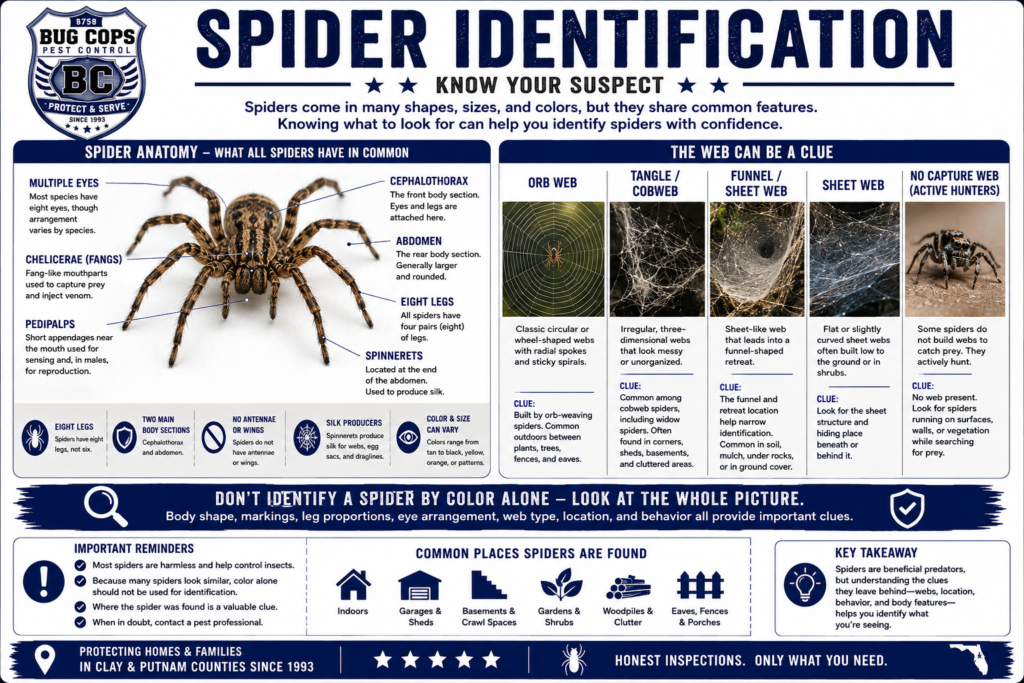 Spider Identification Guide: Common Spider Suspects